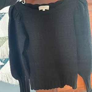 Sezane sweater size small, black